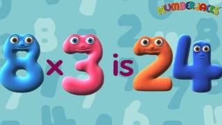 3 Times Table Song  Numberjacks [upl. by O'Callaghan]