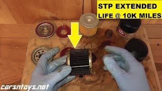 STP Extended Life Oil Filter Review After 10k Miles [upl. by Tterraj]