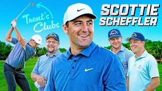 Can Scottie Scheffler Beat Us Using Trent’s Clubs [upl. by Elly342]