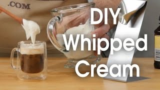 DIY whipped cream in 60 seconds [upl. by Roderigo]