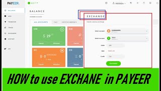 HOW TO EXCHANGE IN PAYEER OR TRANSFER BTC From payeer [upl. by Leandro]