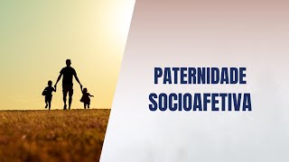 Paternidade socioafetiva [upl. by Ainak]