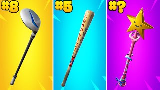 30 BEST TRYHARD Fortnite Pickaxes [upl. by Elyr]