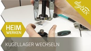 Kugellager tauschen Am Beispiel eines Waschmaschinenmotors [upl. by Ortrud]