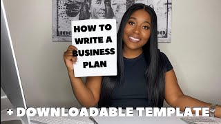 HOW TO WRITE A BUSINESS PLAN STEP BY STEP  TEMPLATE  9 Key Elements [upl. by Gardia]