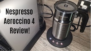 Nespresso Aeroccino 4 Milk Frother Review  Worth upgrading from the Aeroccino 3 [upl. by Quiteria347]