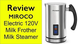 Review Miroco Milk Frother  How to make froth milk at home [upl. by Annad822]