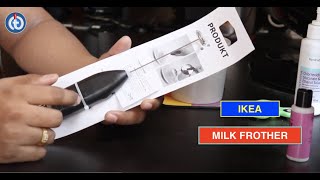 IKEA MILK FROTHER Review amp Battery Installation [upl. by Asirralc]