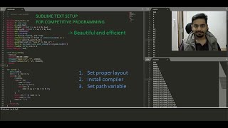 Sublime text setup for Competitive Programming [upl. by Malha]