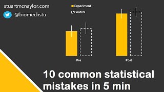 Ten Statistical Mistakes in 5 Min [upl. by Alfi]