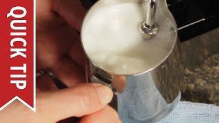 How to AutoFroth Milk for Lattes [upl. by Grote94]