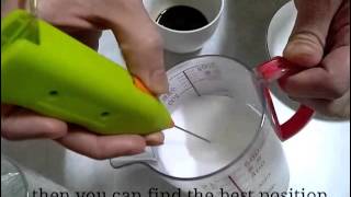 How To Make Latte Art with Mini Milk Frother [upl. by Aliel]