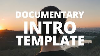 Documentary Intro Video Template Editable [upl. by Erolyat]