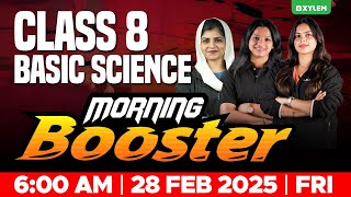 Class 8 Basic Science  Morning Booster  Xylem Class 8 [upl. by Iggam278]