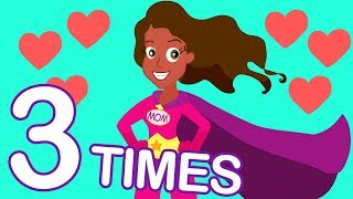 3 Times Table Song  LEARN MATH for Kids Multiplication Song X3 [upl. by Neetsuj]