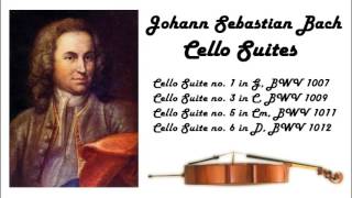 Johann Sebastian Bach  Cello suites in 432 Hz great for reading or studying [upl. by Niran408]