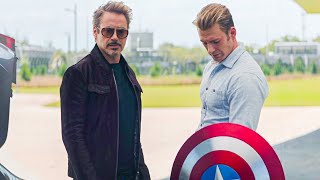 Tony Gives Steve His Shield Back Scene  Avengers Endgame 2019 Movie Clip 4K [upl. by Menzies]