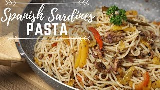 Easy Spanish Sardines Pasta Recipe [upl. by Justino]