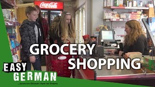 Grocery shopping in German  Super Easy German 33 [upl. by Ainegue709]