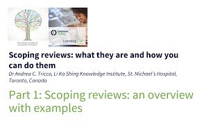 Scoping reviews an overview with examples [upl. by Elbert]