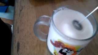 Aerolatte Review Frothing Cold Milk In Under 1 Minute [upl. by Dow]